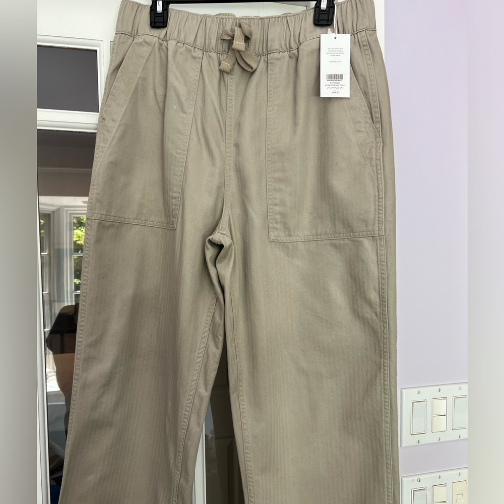 Buck Mason Herringbone Twill utility pants size L new with tags baywood